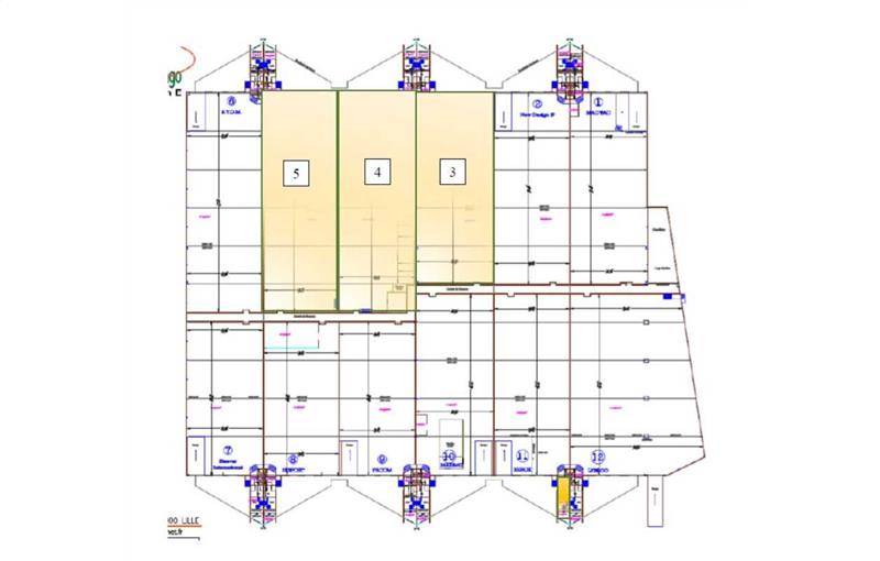 Location d'entrepôt de 1 410 m² à Morangis - 91420 plan - 1