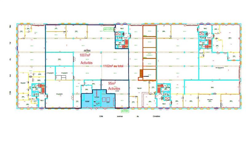 Location d'entrepôt de 878 m² à Nanterre - 92000 plan - 1