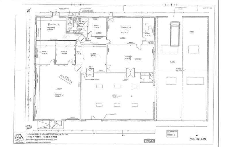 Location d'entrepôt de 701 m² à Nantes - 44000 plan - 1