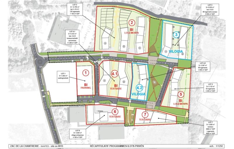 Location d'entrepôt de 4 030 m² à Nantes - 44000 plan - 1