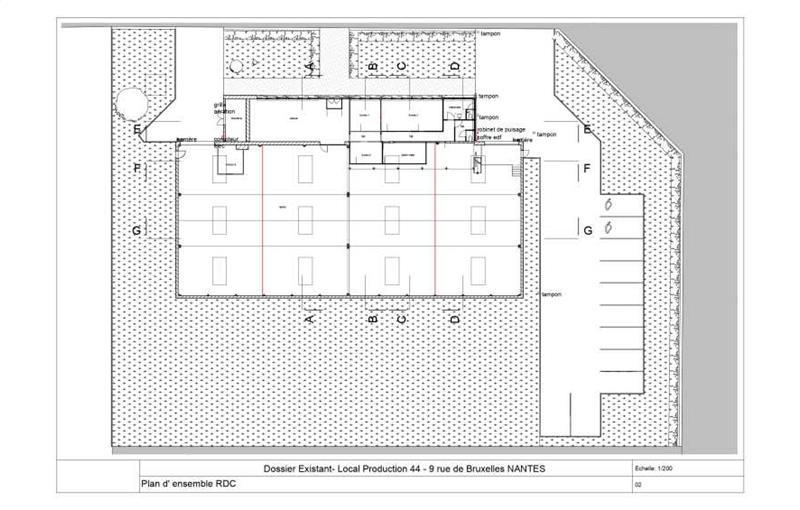 Location d'entrepôt de 858 m² à Nantes - 44000 plan - 1