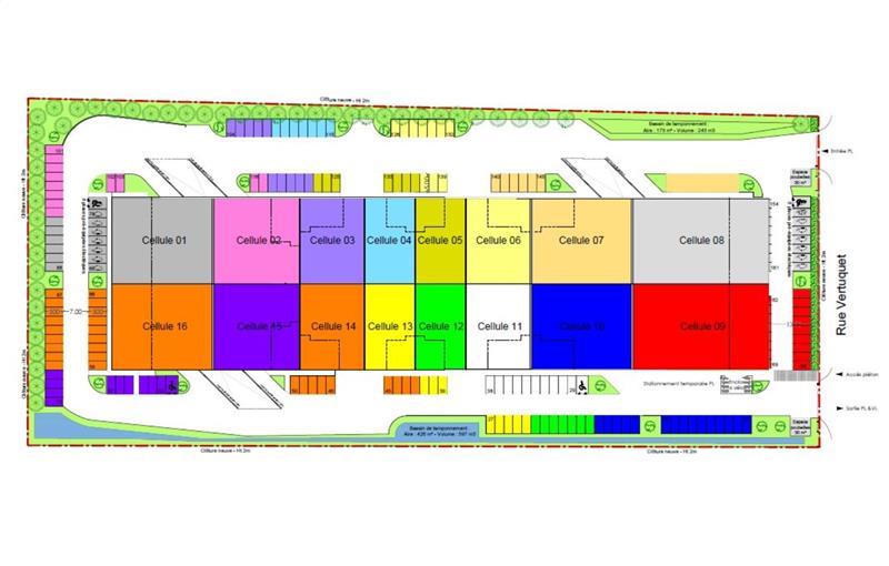 Location d'entrepôt de 2 691 m² à Neuville-en-Ferrain - 59960 plan - 1