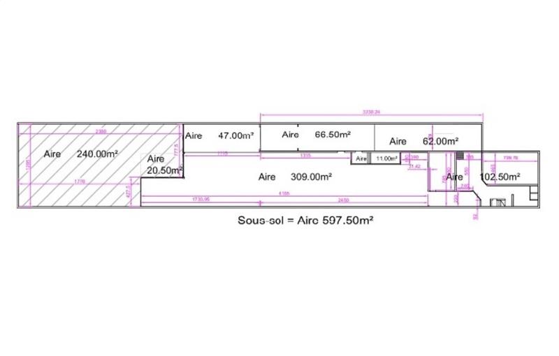 Location d'entrepôt de 903 m² à Noisy-le-Sec - 93130 plan - 1