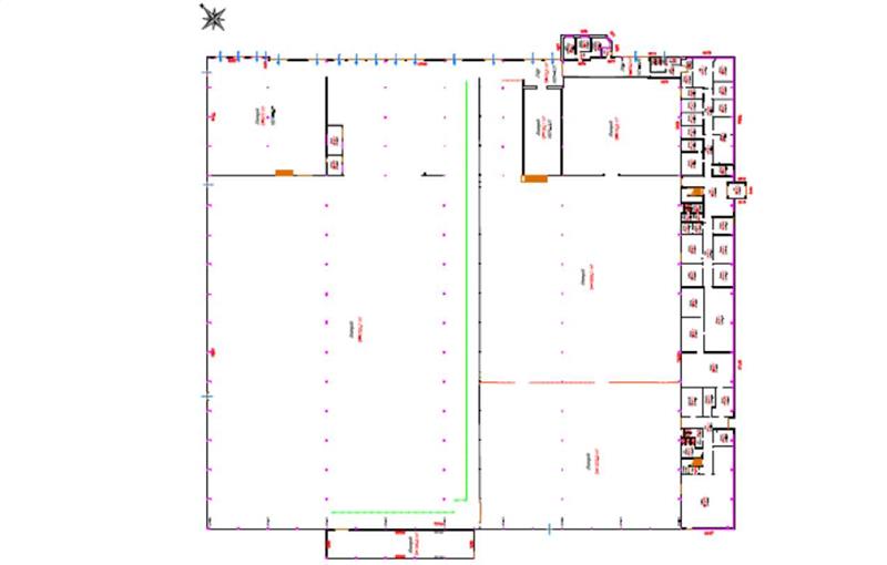 Location d'entrepôt de 13 304 m² à Noyelles-lès-Seclin - 59139 plan - 1