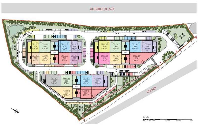 Location d'entrepôt de 5 439 m² à Orchies - 59310 plan - 1