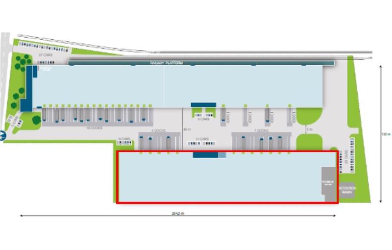 Location d'entrepôt de 9 767 m² à Ormes - 45140 plan - 1