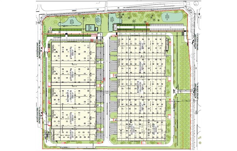 Location d'entrepôt de 49 151 m² à Ormes - 45140 plan - 1