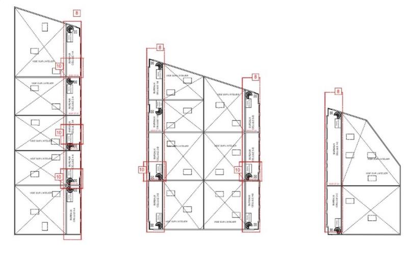 Location d'entrepôt de 627 m² à Osny - 95520 plan - 1