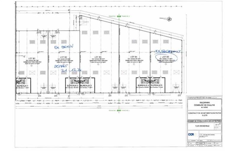 Location d'entrepôt de 659 m² à Oullins - 69600 plan - 1