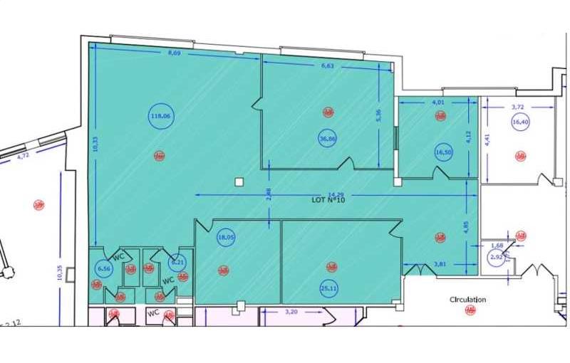 Location d'entrepôt de 422 m² à Paris 20 - 75020 plan - 1