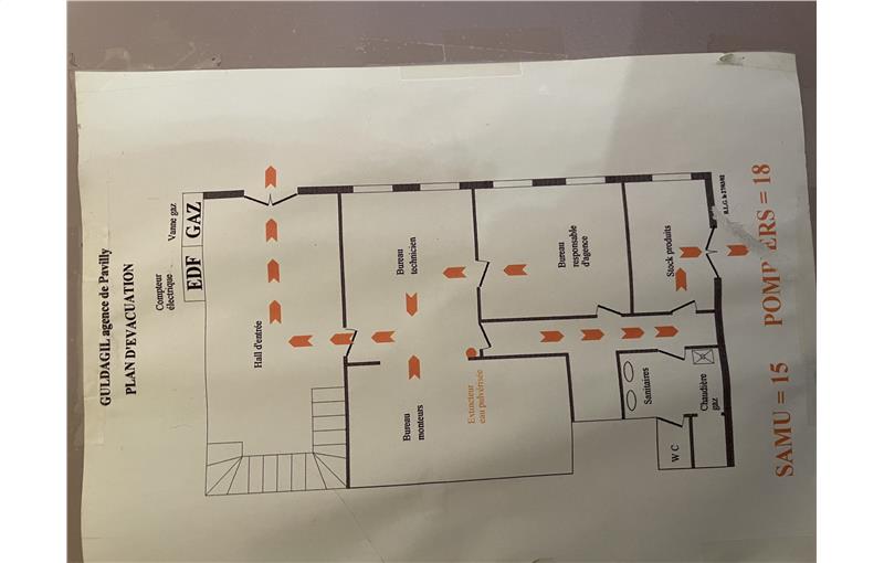 Location d'entrepôt de 165 m² à Pavilly - 76570 plan - 1