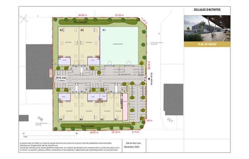 Location d'entrepôt de 3 594 m² à Pérenchies - 59840 plan - 1