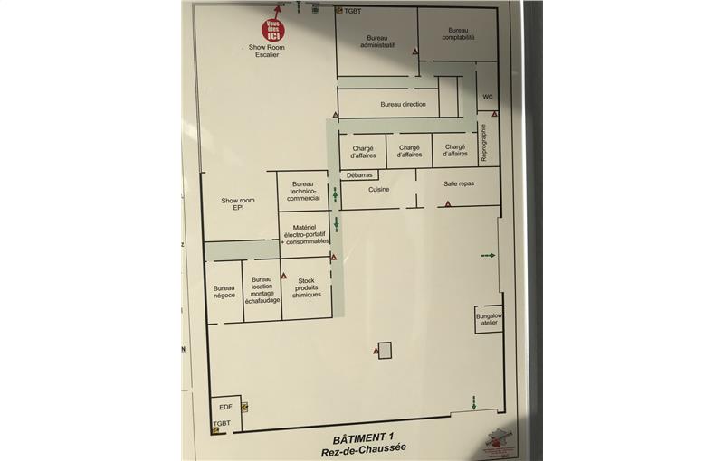 Location d'entrepôt de 800 m² à Pessac - 33600 plan - 1