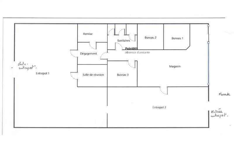 Location d'entrepôt de 800 m² à Pessac - 33600 plan - 1