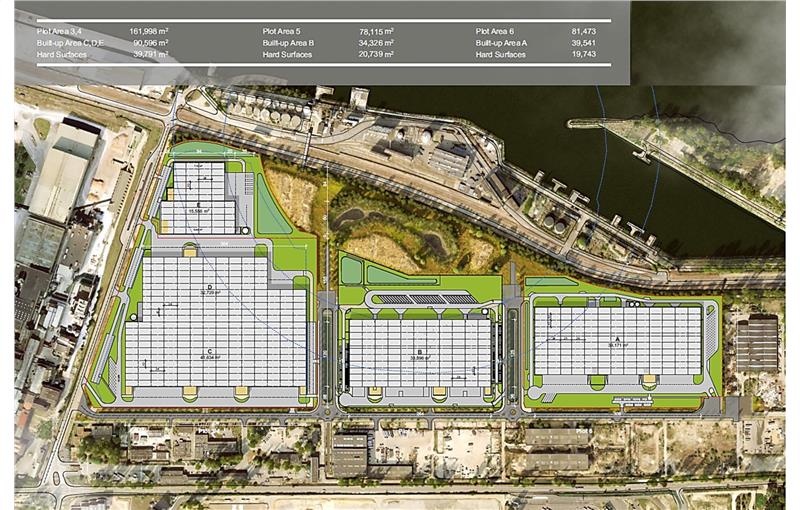 Location d'entrepôt de 128 815 m² à Petit-Couronne - 76650 plan - 1