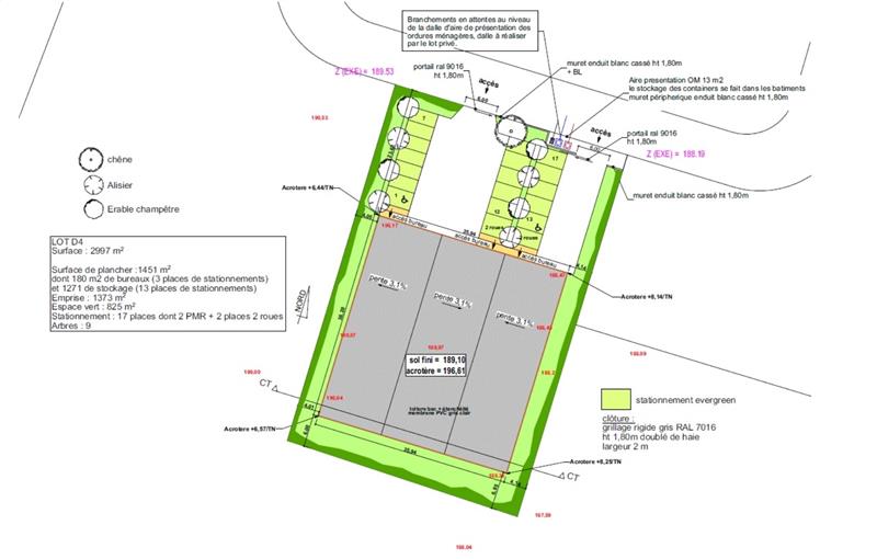 Location d'entrepôt de 1 451 m² à Pibrac - 31820 plan - 1