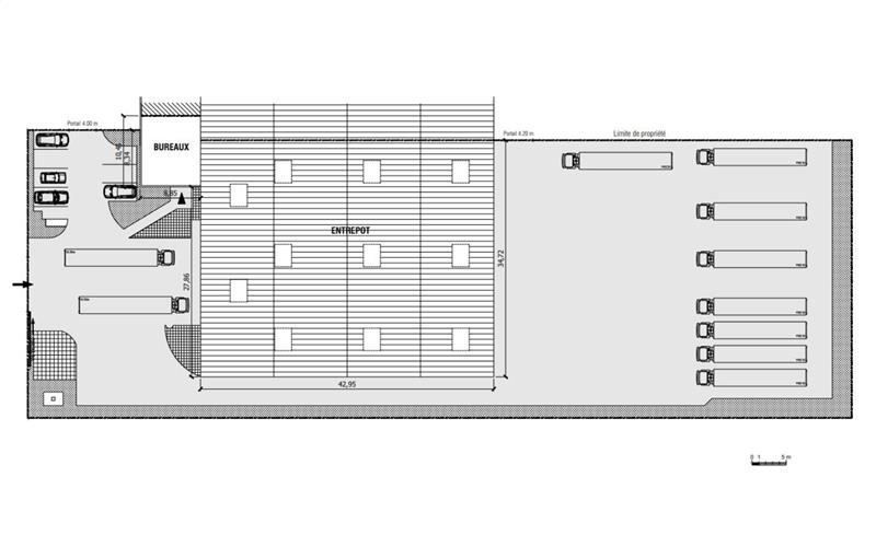 Location d'entrepôt de 1 692 m² à Pierrelaye - 95480 plan - 1