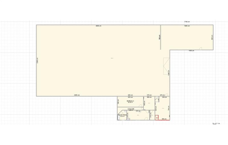 Location d'entrepôt de 1 231 m² à Plessé - 44630 plan - 1