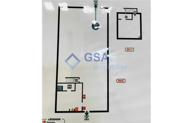 Location d'entrepôt de 222 m² à Pringy - 77310 plan - 1