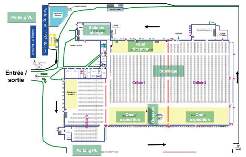 Location d'entrepôt de 35 160 m² à Rochefort-sur-Nenon - 39700 plan - 1