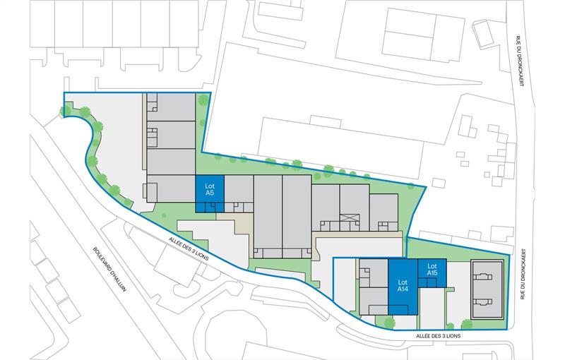 Location d'entrepôt de 1 570 m² à Roncq - 59223 plan - 1