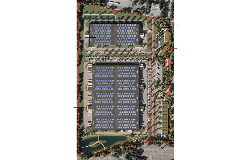 Location d'entrepôt de 100 000 m² à Roye - 80700 plan - 1