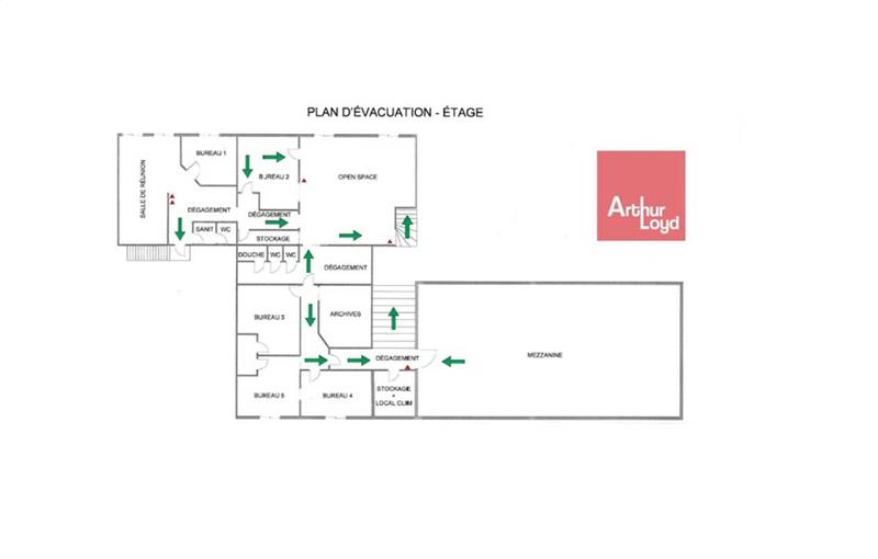 Location d'entrepôt de 1 526 m² à Saint-Alban - 31140 plan - 1