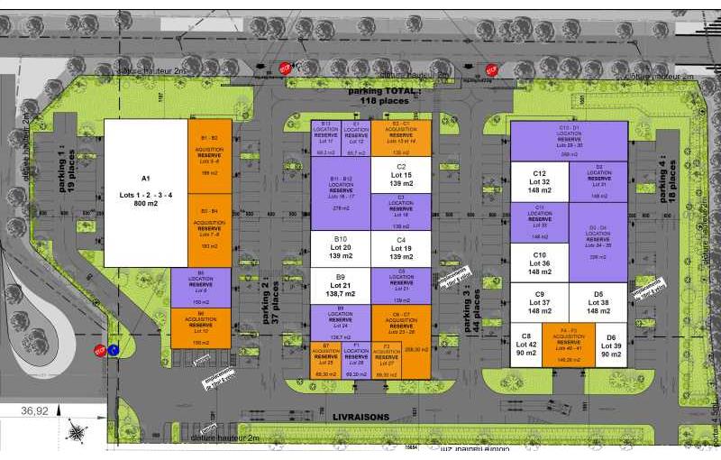 Location d'entrepôt de 229 m² à Saint-Fargeau-Ponthierry - 77310 plan - 1