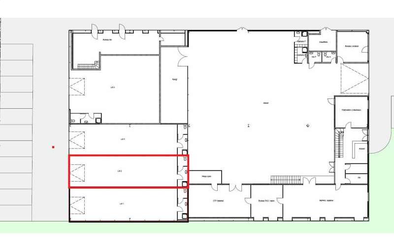 Location d'entrepôt de 84 m² à Saint-Herblain - 44800 plan - 1