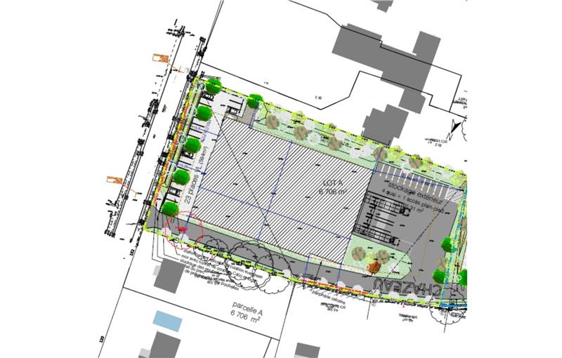 Location d'entrepôt de 2 456 m² à Saint-Jean-d'Illac - 33127 plan - 1