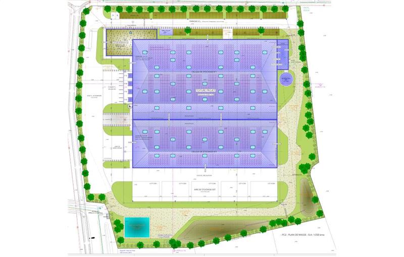 Location d'entrepôt de 7 268 m² à Saint-Jean-de-la-Neuville - 76210 plan - 1