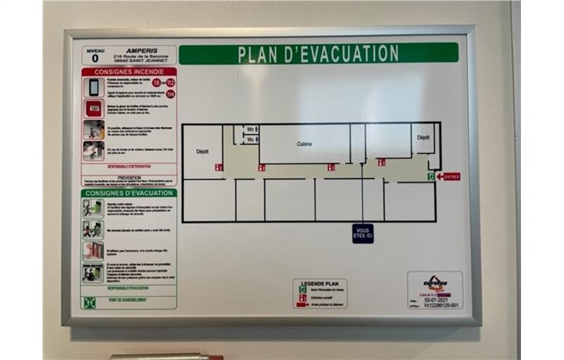 Location d'entrepôt de 1 247 m² à Saint-Jeannet - 06640 plan - 1