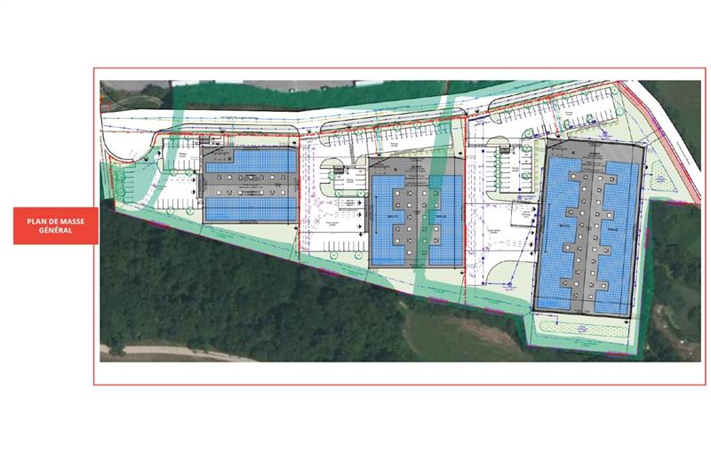 Location d'entrepôt de 4 564 m² à Saint-Laurent-de-Mure - 69720 plan - 1