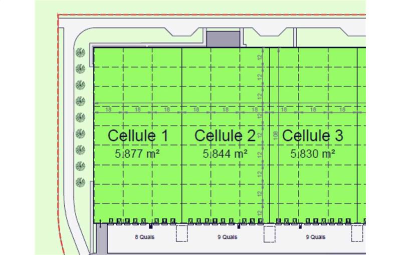 Location d'entrepôt de 17 551 m² à Saint-Mard - 77230 plan - 1