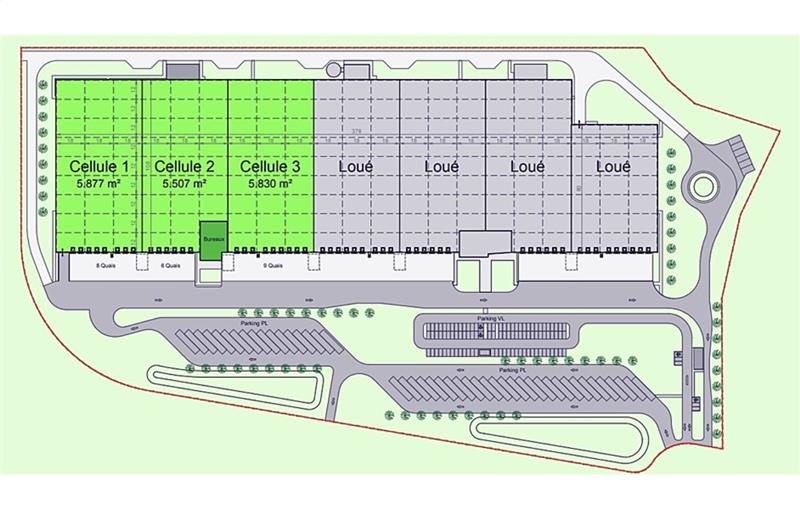 Location d'entrepôt de 17 891 m² à Saint-Mard - 77230 plan - 1