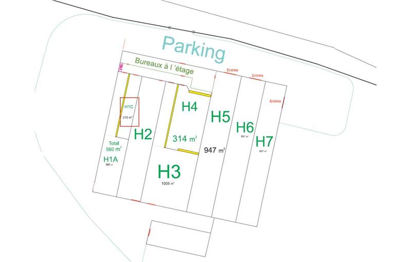 Location d'entrepôt de 210 m² à Saint-Omer-en-Chaussée - 60860 plan - 1