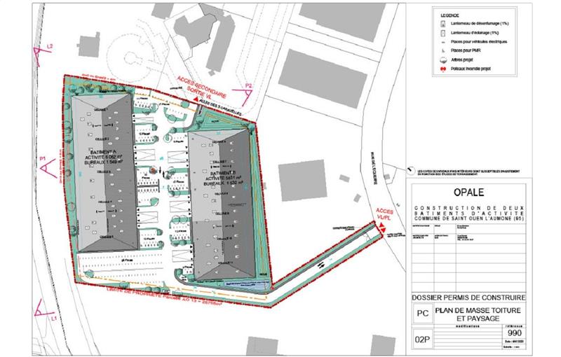 Location d'entrepôt de 1 504 m² à Saint-Ouen-l'Aumône - 95310 plan - 1