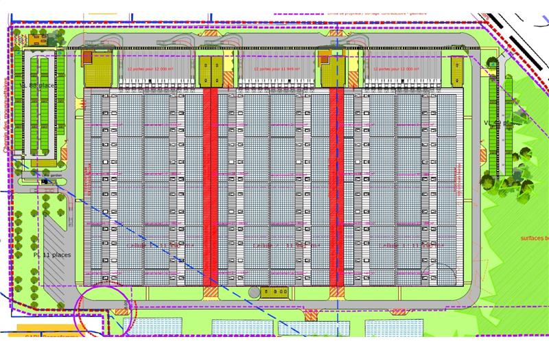 Location d'entrepôt de 37 937 m² à Saint-Paul-lès-Dax - 40990 plan - 1