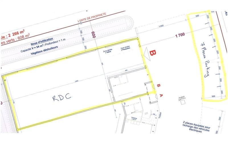 Location d'entrepôt de 347 m² à Saint-Pierre-du-Perray - 91280 plan - 1