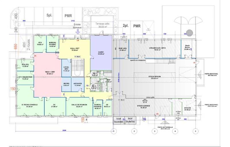 Location d'entrepôt de 1 536 m² à Saint-Priest - 69800 plan - 1