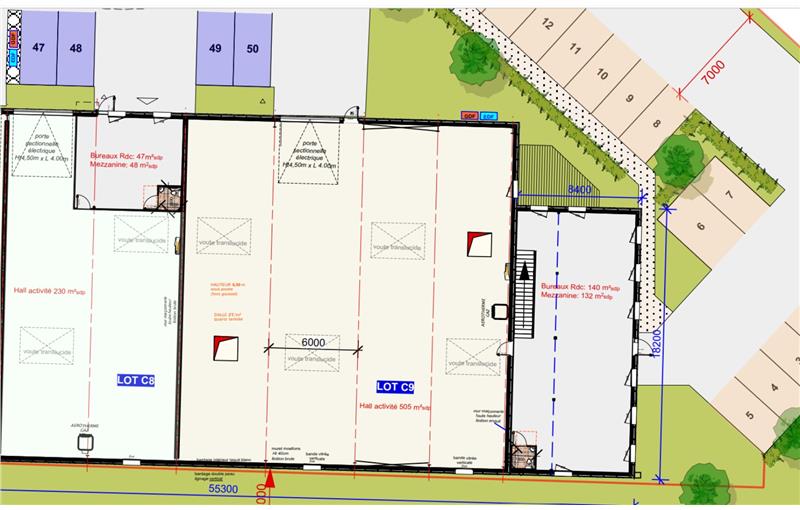 Location d'entrepôt de 1 119 m² à Saint-Priest - 69800 plan - 1