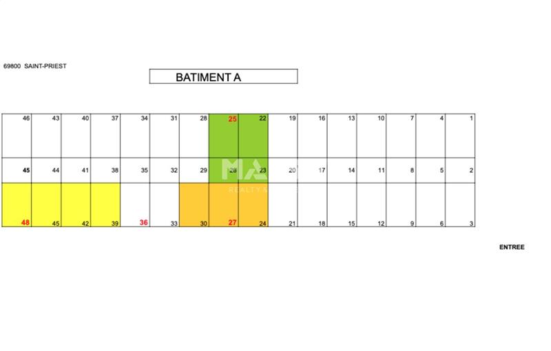 Location d'entrepôt de 1 730 m² à Saint-Priest - 69800 plan - 1