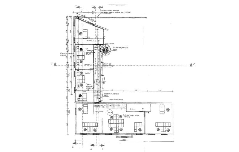 Location d'entrepôt de 500 m² à Saint-Priest - 69800 plan - 1