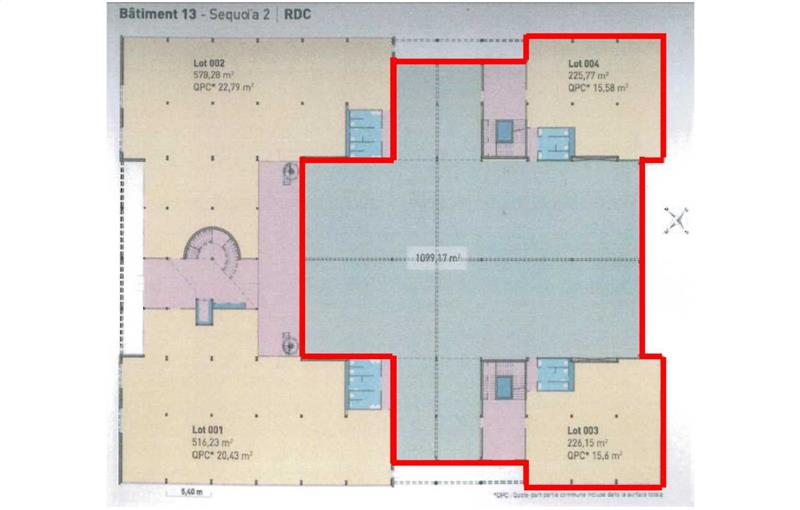 Location d'entrepôt de 1 990 m² à Saint-Priest - 69800 plan - 1