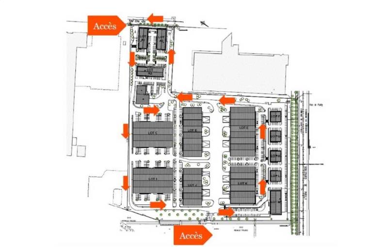 Location d'entrepôt de 1 031 m² à Saint-Priest - 69800 plan - 1