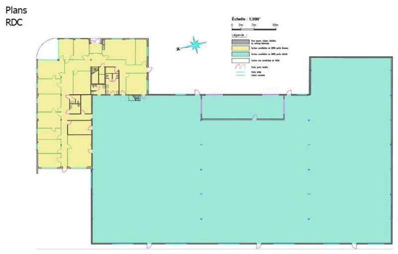 Location d'entrepôt de 3 506 m² à Saint-Priest - 69800 plan - 1