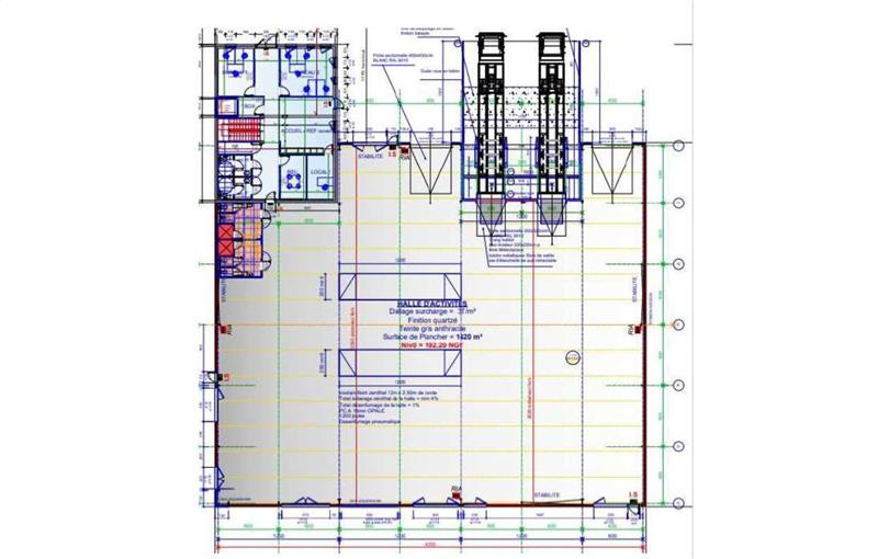 Location d'entrepôt de 1 770 m² à Saint-Priest - 69800 plan - 1