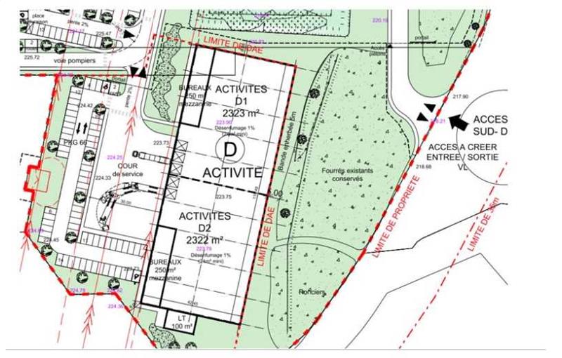 Location d'entrepôt de 5 120 m² à Saint-Quentin-Fallavier - 38070 plan - 1