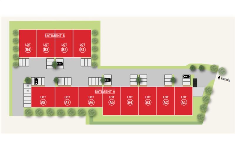 Location d'entrepôt de 3 440 m² à Saint-Quentin-Fallavier - 38070 plan - 1