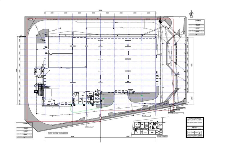 Location d'entrepôt de 2 560 m² à Saint-Quentin-Fallavier - 38070 plan - 1